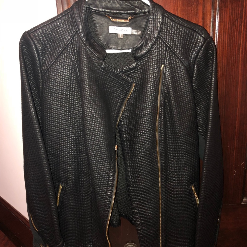 Calvin Klein Faux Leather Jacket